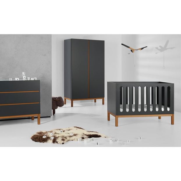 Lit Bebe Evolutif Indigo Blanc Quax Design Bebe