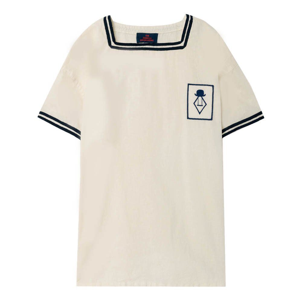 The Animals Observatory - Robe Marin Lin Whistler - Fille - Ecru