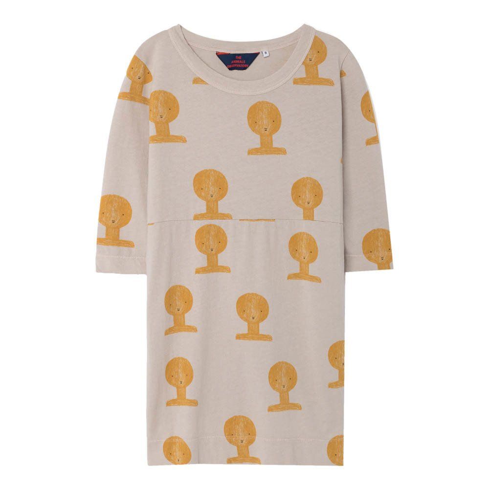 The Animals Observatory - Robe Buste Fly - Fille - Ecru