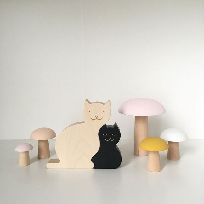 Puzzle aus Holz Katze 