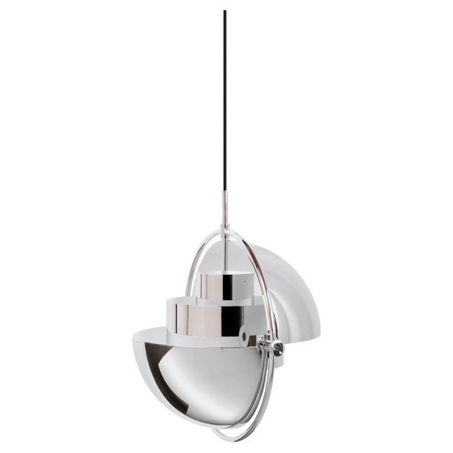 Suspension Multi-Lite, Louis Weisdorf, 1972 | Chromé