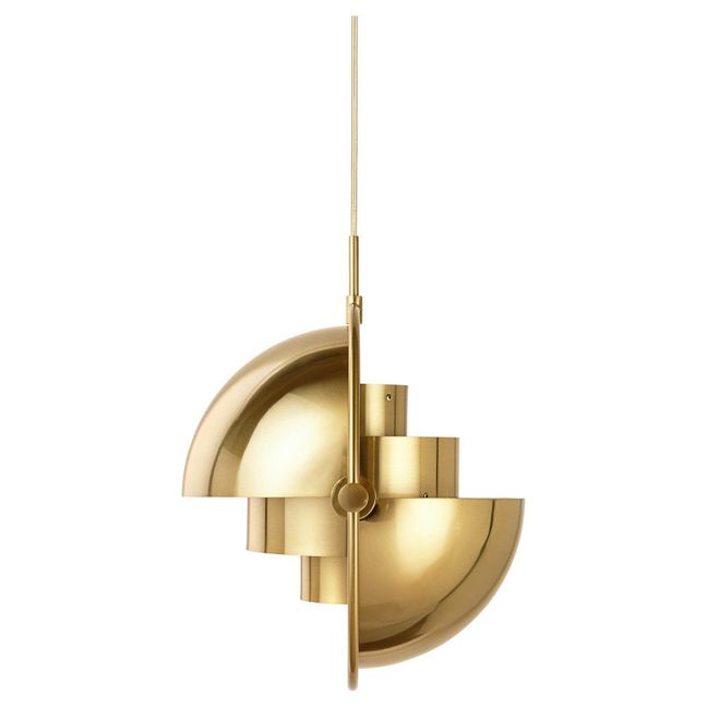Suspension Multi-Lite, Louis Weisdorf, 1972 | Laiton