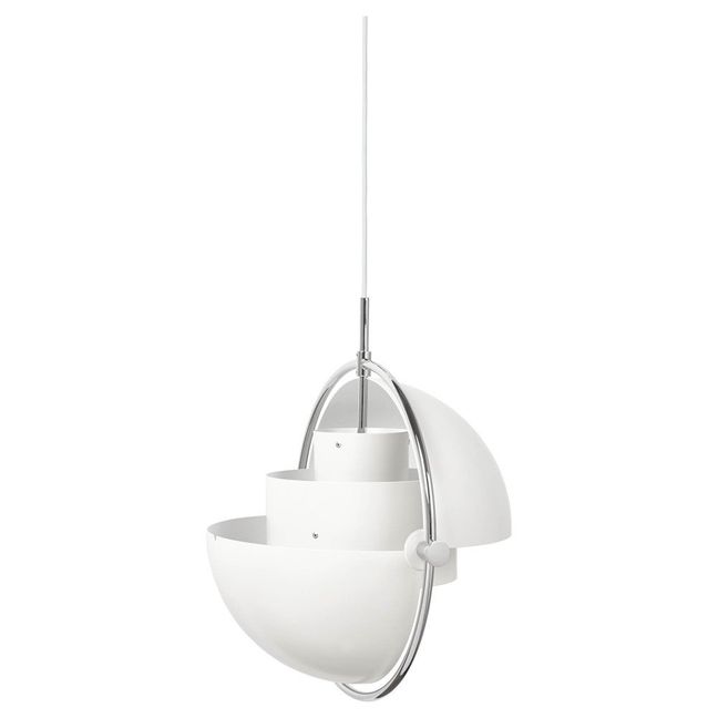 Lámpara de techo Multi-Lite, Louis Weisdorf, 1972 | Blanco
