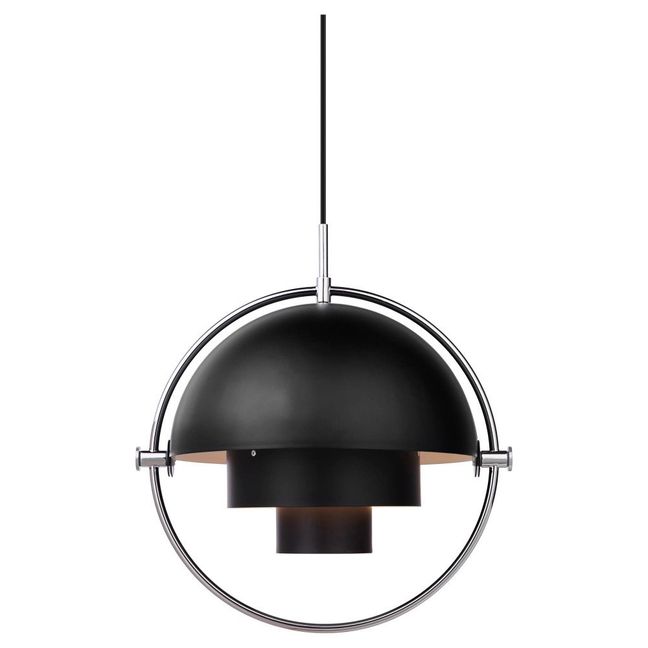 Pendelleuchte Multi-Lite, Louis Weisdorf, 1972 | Schwarz