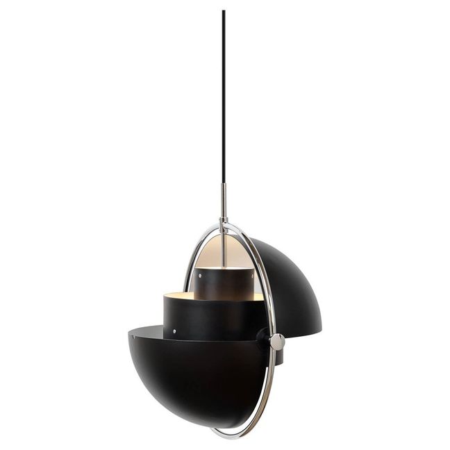 Suspension Multi-Lite, Louis Weisdorf, 1972 | Noir
