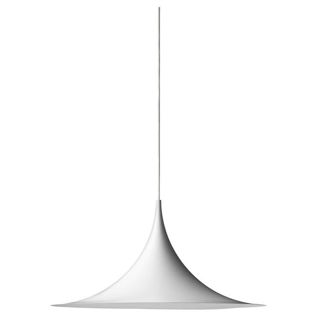 Hängeleuchte Semi, Bonderup & Thorup, 1968 | Weiß