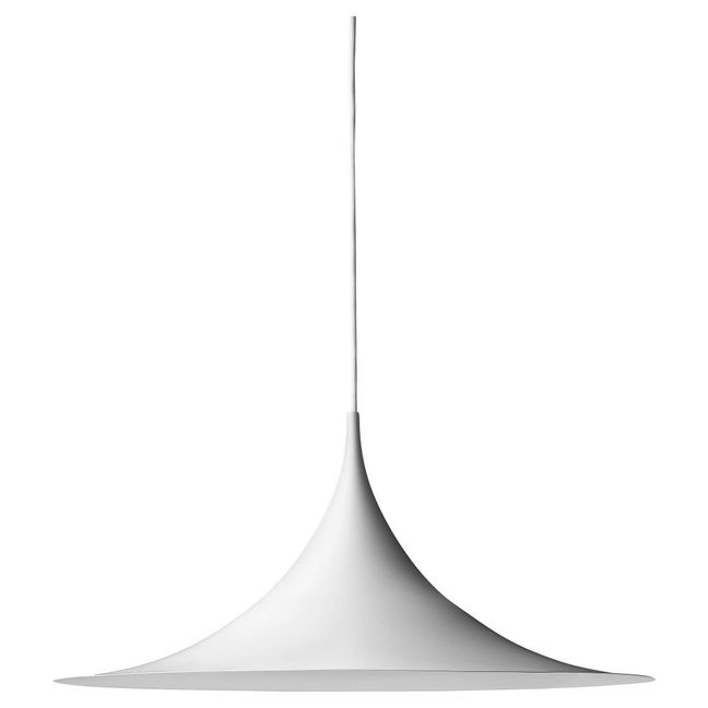 Hängeleuchte Semi, Bonderup & Thorup, 1968 | Weiß