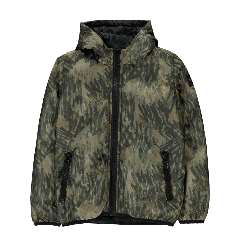 Finger in the nose - Veste Zippée Camouflage Buckley - Garçon - Vert kaki