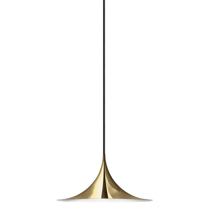 Semi Ceiling Light, Bonderup & Thorup, 1968 | Brass- Product image n°0