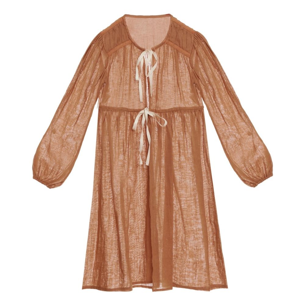 Little Creative Factory - Veste/Robe Lin et Coton Fairy - Fille - Rouille