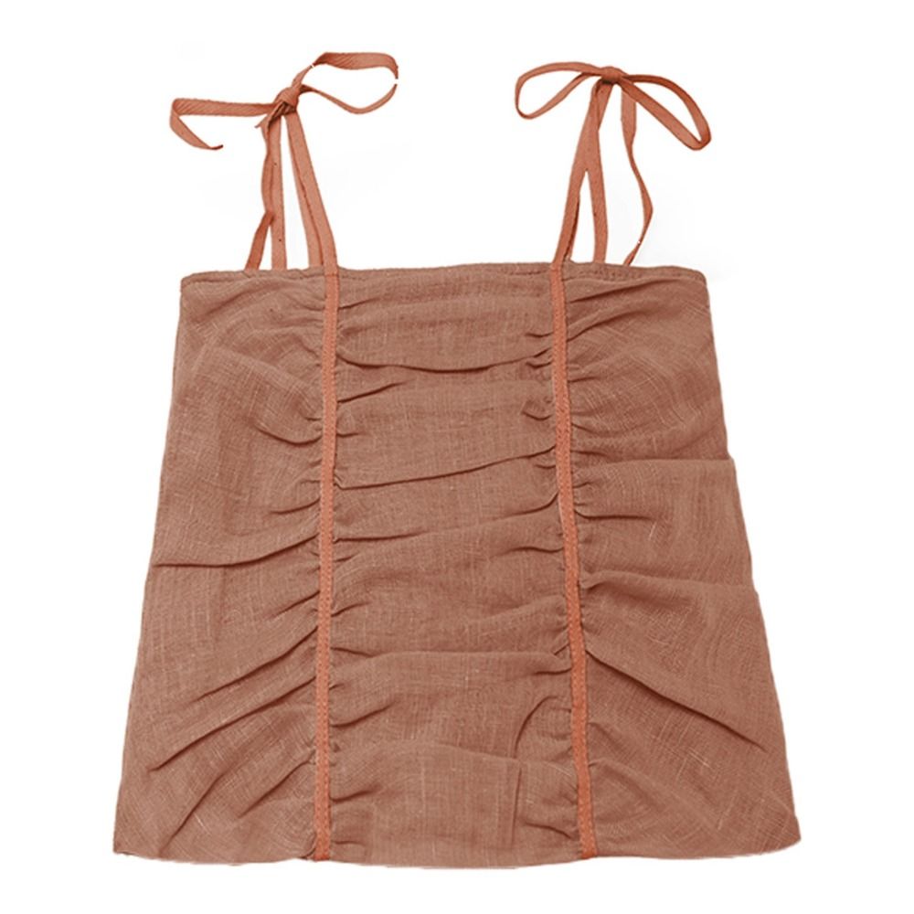 Little Creative Factory - Top Lin et Coton Fairy - Fille - Rouille