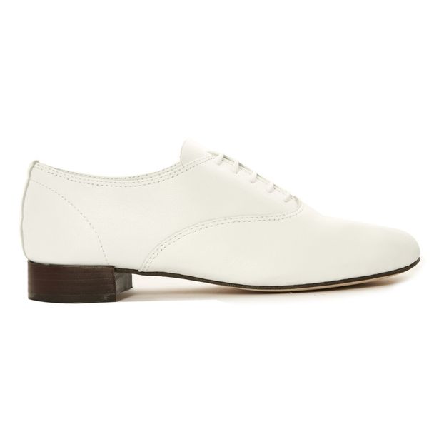 Derbies De Blanc Chèvre Cuir Zizi eBrdxoC