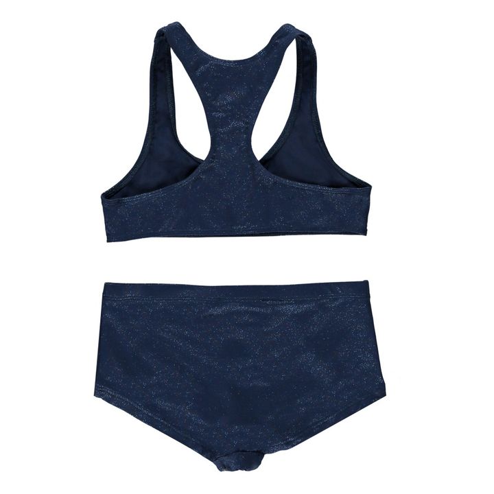 Finger in the nose - Elina Metallic 2 Piece Swimsuit - Midnight blue ...