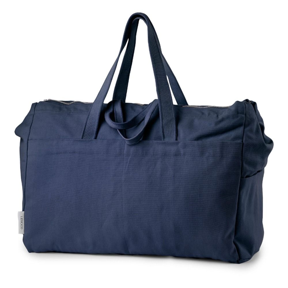 Organic Cotton 48h Mommy Baby Changing Bag Navy Blue Liewood