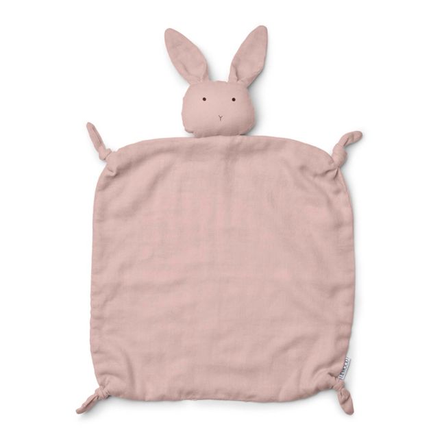Agnete Organic Cotton Rabbit Soft Toy Pink