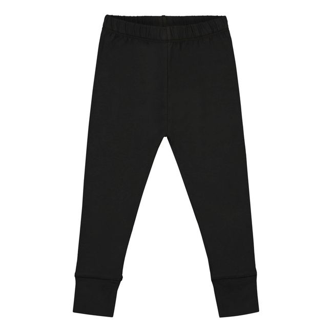 Leggings in cotone bio  | Nero