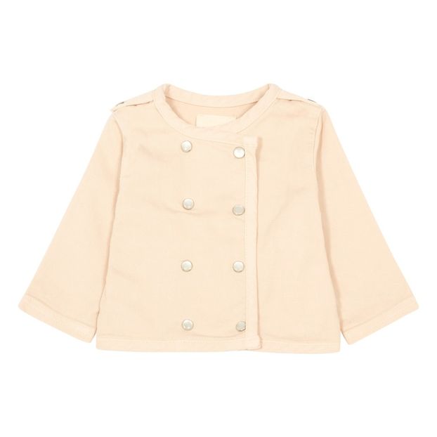 pale pink jean jacket