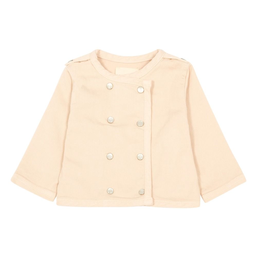 Louis Louise - Veste Denim Lucien - Fille - Rose pâle