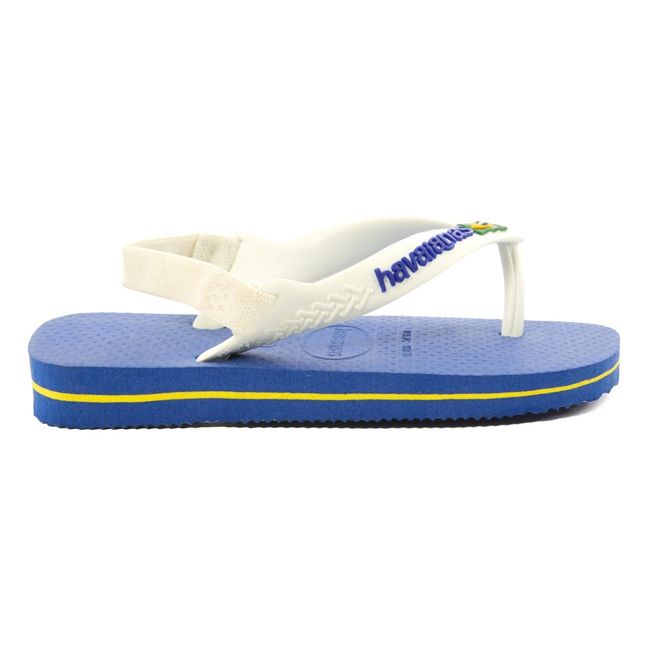 Infradito Baby Brasil Logo | Blu