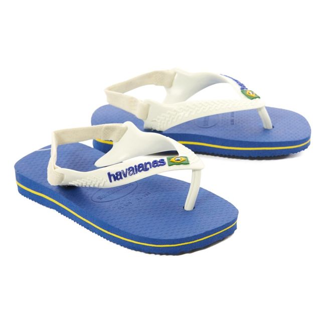 Chanclas Baby Brasil Logo | Azul