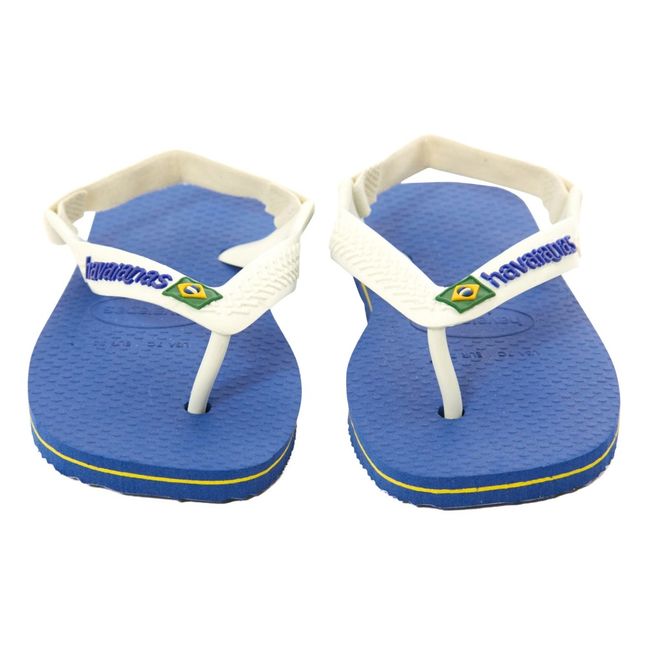 Chanclas Baby Brasil Logo | Azul