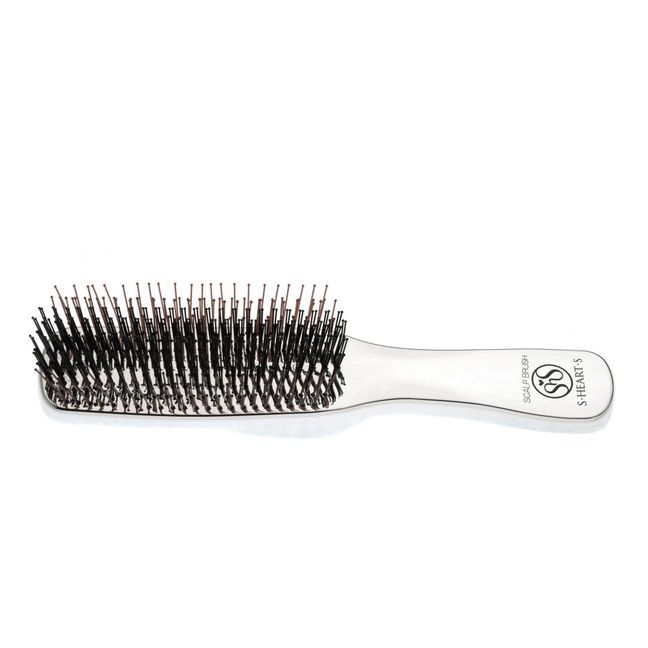 Brosse pour cheveux épais Scalp + | Argenté