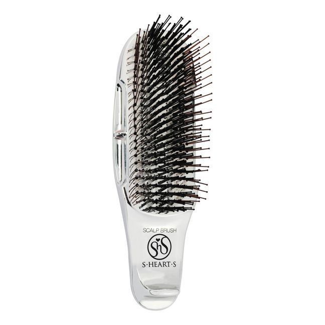 Mini Scalp+ Hairbrush for Thick Hair | Silver