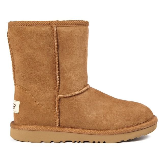 Classic II Fur Lined Suede Boots Camel