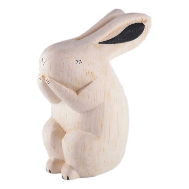 Rabbit Wooden Figurine