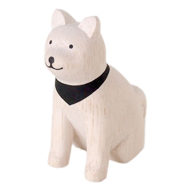 Holzfigur Hund Akita