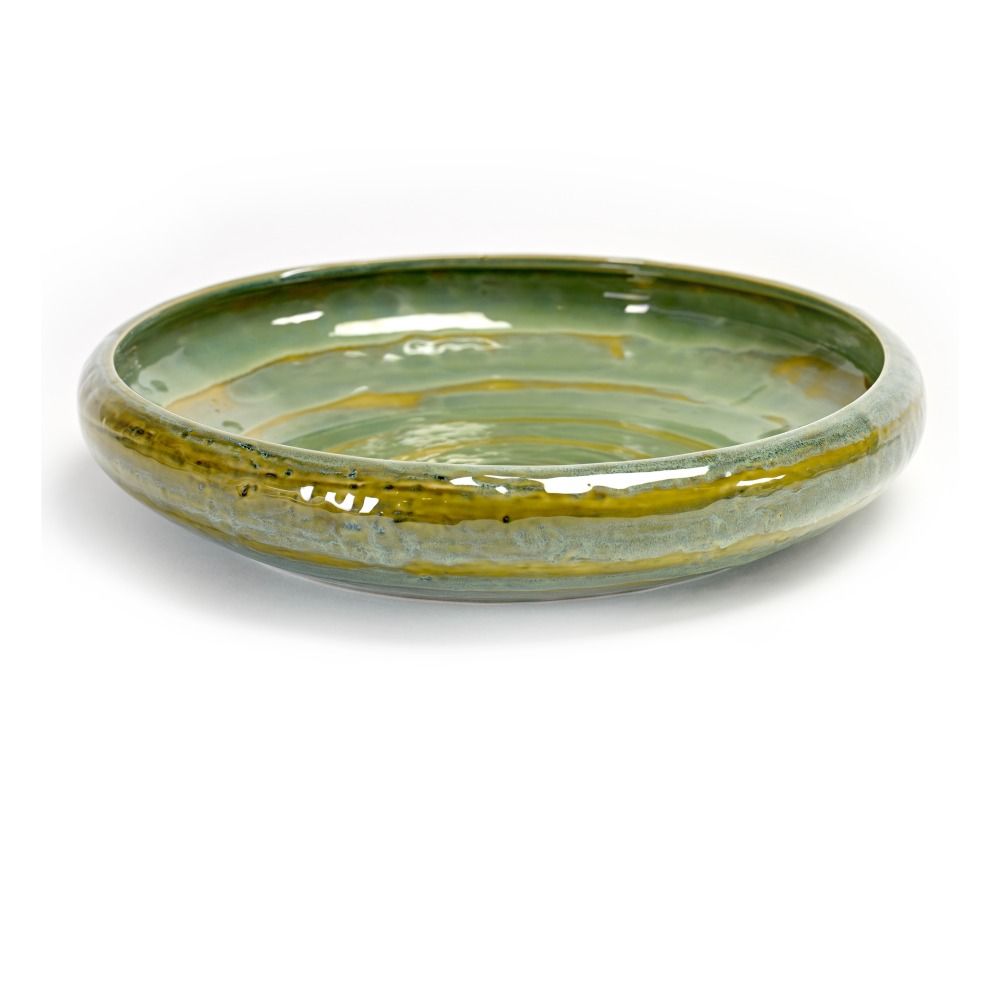 Serax - Plat rond Pure - Vert de gris