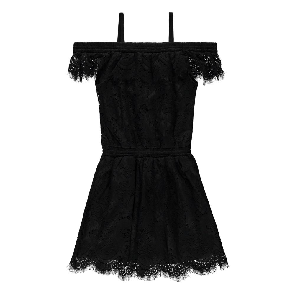 Designers Remix Girls - Robe Dentelle Jemima - Fille - Noir