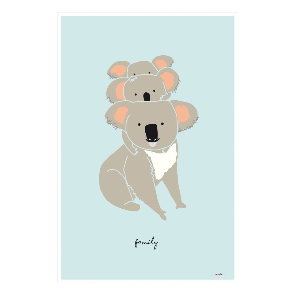 Affiche Koala Family (MIMI'lou) - Image 1