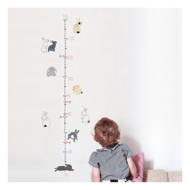 Sticker toise Lapin multilingue