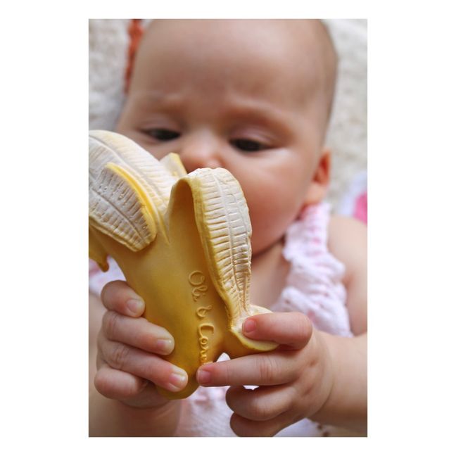 Ana la banane de dentition | Jaune