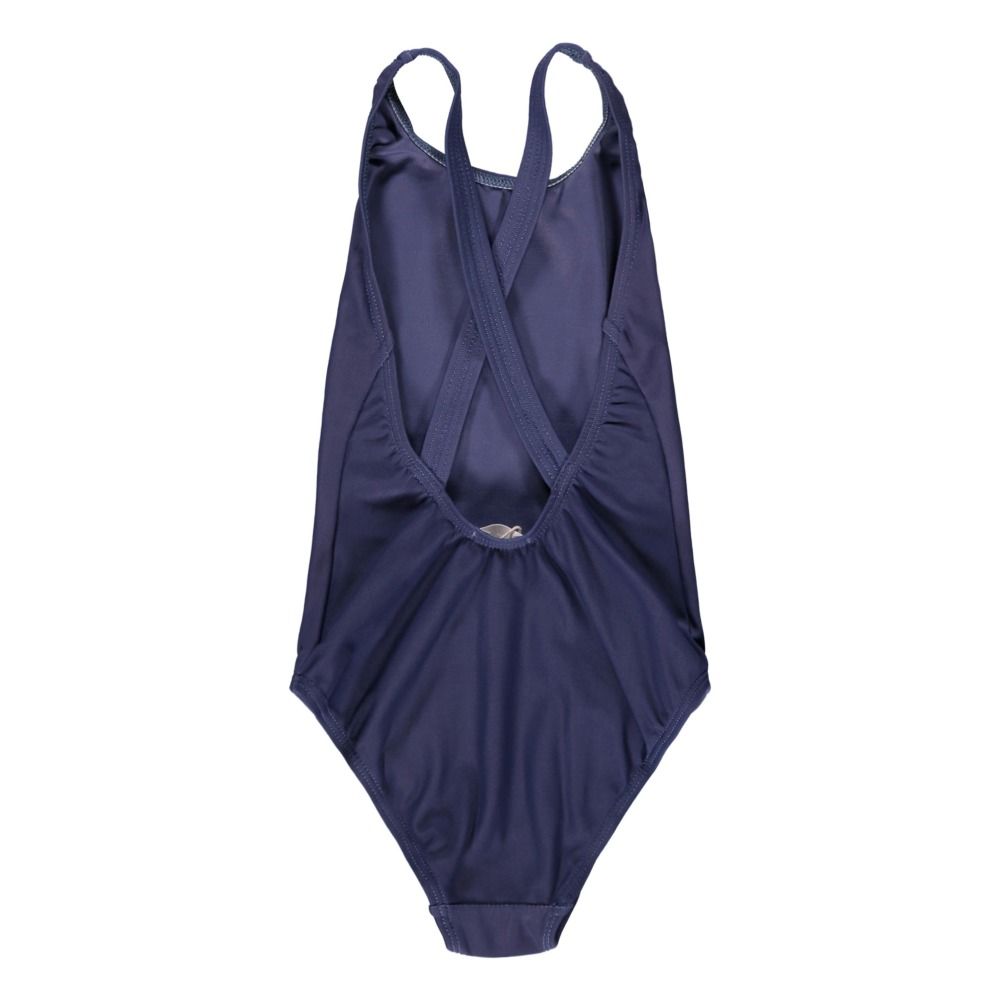 Whale 1 Piece Swimsuit Indigo blue Oeuf NYC Fashion Children