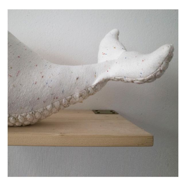Peluche gigante beluga albina 55cm  | Bianco