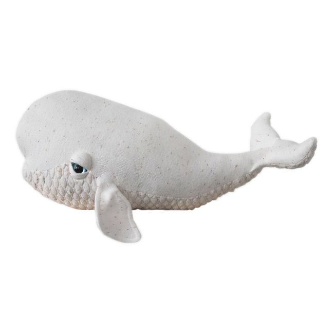 Peluche gigante Beluga Albino 55 cm | Blanco
