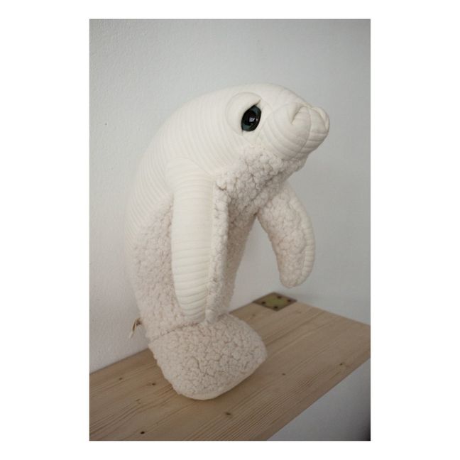 Albino Manatee Soft Toy 48cm | White