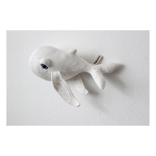 Peluche mini Ballena Albino 30 cm | Blanco