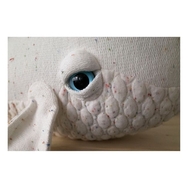 Peluche gigante beluga albina 55cm  | Bianco