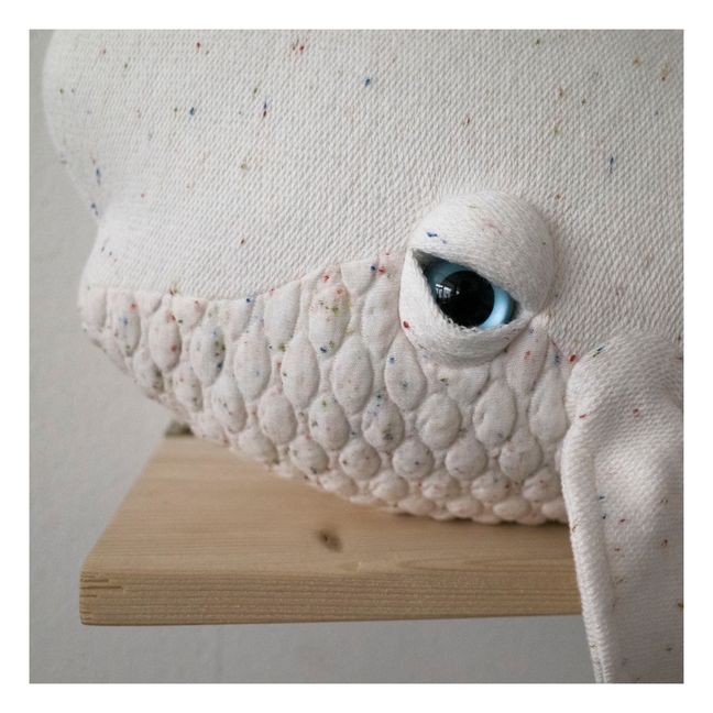 Plüsch-Beluga Albino 55 cm  | Weiß