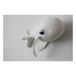 Doudou mini baleine Albino 30 cm Blanc- Miniature produit n°3