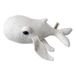 Doudou mini baleine Albino 30 cm Blanc- Miniature produit n°0
