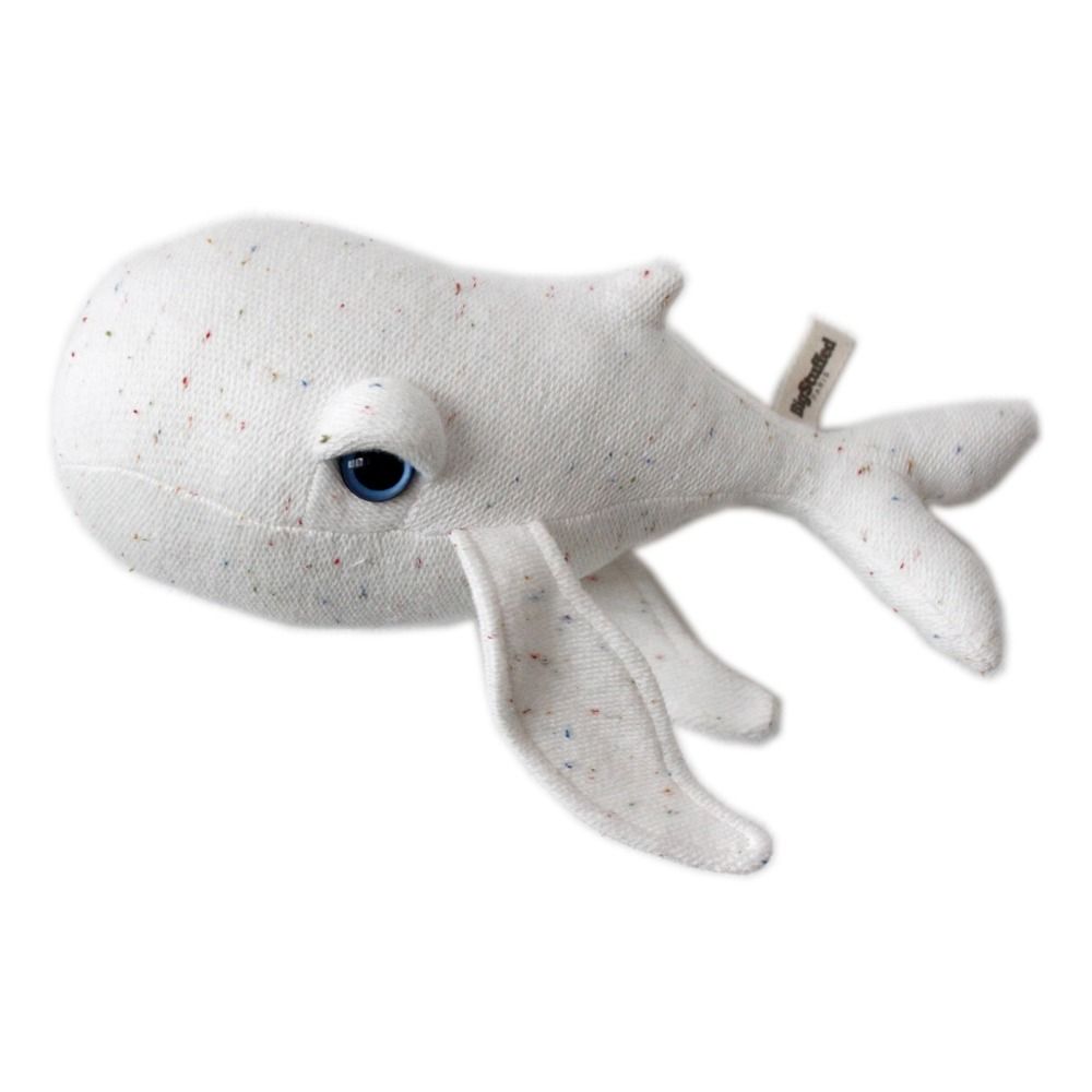 Doudou mini baleine Albino 30 cm Blanc- Image produit n°0