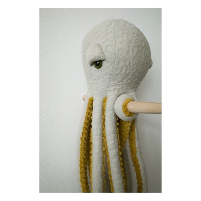 Kuscheltier groß Tintenfisch Pop 60 cm | Grau