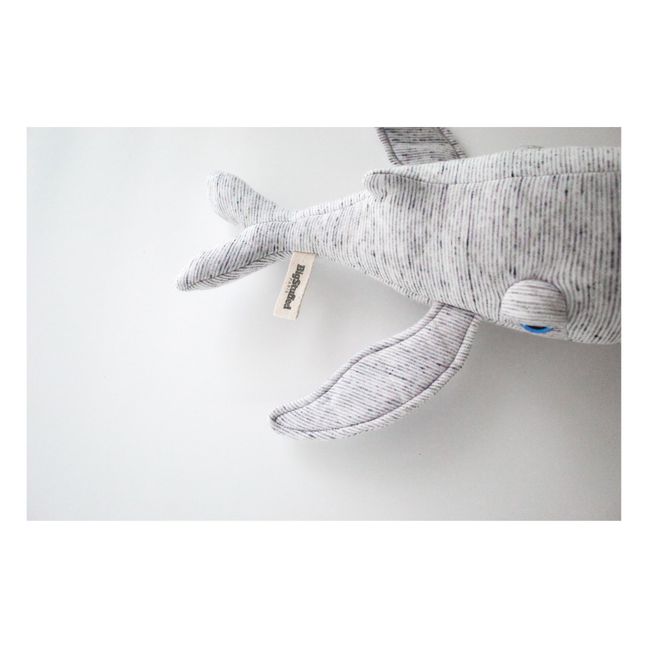 Mini Plüsch-Wal Grandpa 30 cm  | Grau