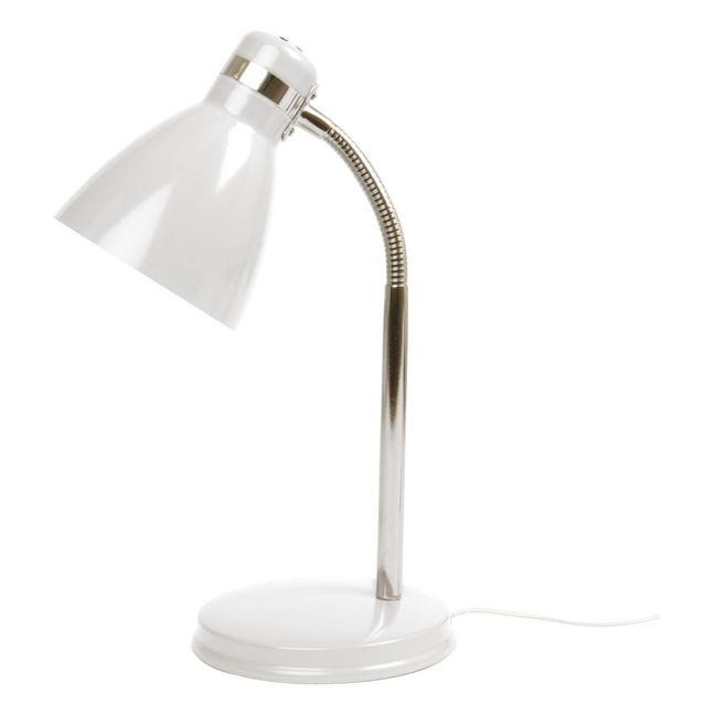 Lampe de bureau Study en métal | Blanc