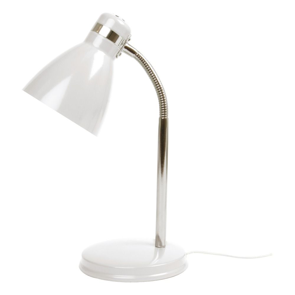 Lampe de bureau Study en métal Blanc- Image produit n°0