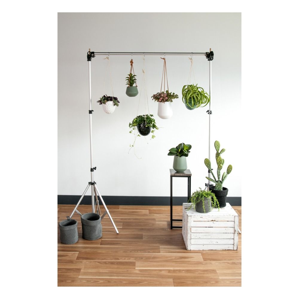 Ceramic Hanging Planter Khaki- Product image n°1